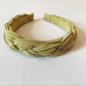 Chartreuse Braided Headband